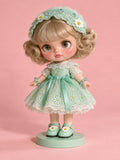 Mint Blossom — Garden-Inspired Collectible Doll