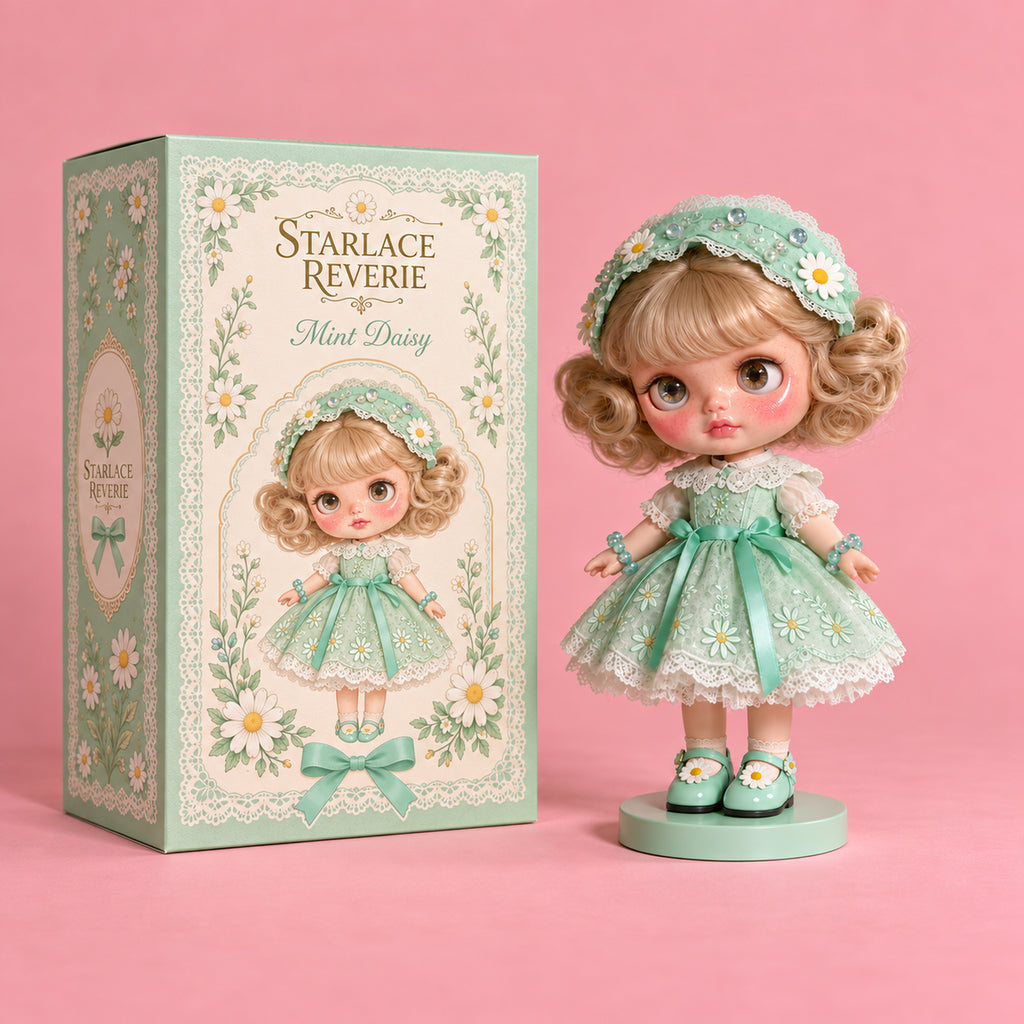 Mint Blossom — Garden-Inspired Collectible Doll