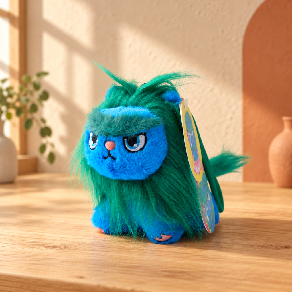 Qingzai Plush Charm Cultural Myth Lion Plush Toy